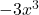 -3x^{3}