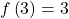f\left(3\right)=3
