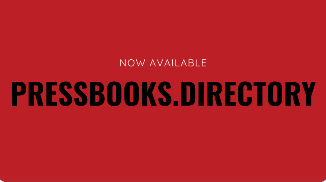 Pressbooks Directory Pressbooks Directory Logo