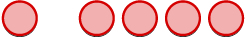 Figure shows five red circles. It is labeled minus 1 minus 4. 1 negative plus 4 negatives is 5 negatives. The answer is minus 5