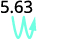 Multiply 5.63 by 100. There are 2 zeroes in 100. So move the decimal point 2 places to the right, to get 563.