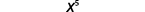 Shows the simplified result is x raised to the power of 5.