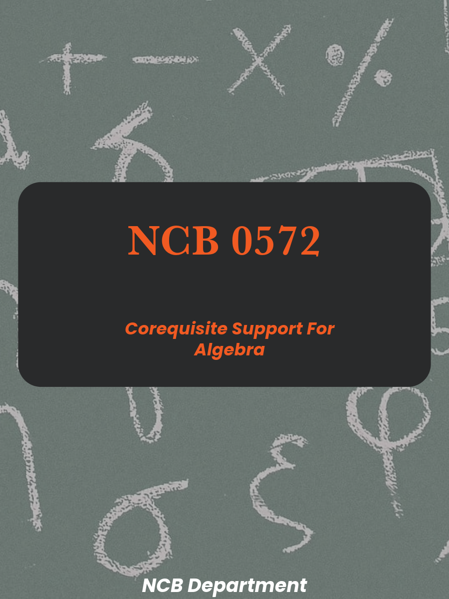 Cover image for NCB 0572 Corequisite Support