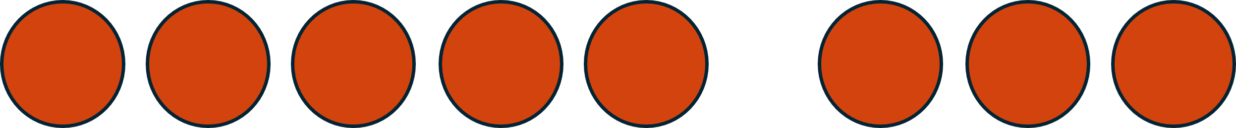 Image shows 8 orange circles. So, minus 5 minus 3 is minus 8