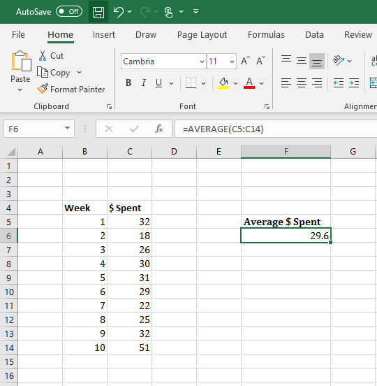 typing and equation into spreadsheets
